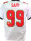 Warren Sapp Autographed White Pro Style Jersey w/HOF- Beckett W Silver - 757 Sports Collectibles