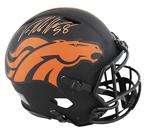 Broncos Von Miller Signed Eclipse Full Size Speed Proline Helmet JSA Witness - 757 Sports Collectibles
