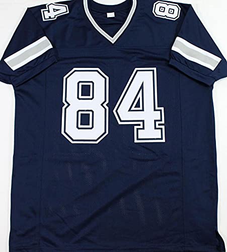 Jay Novacek Autographed Blue Pro Style Jersey - Beckett W Black 4 - 757 Sports Collectibles