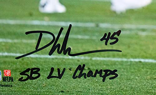 Devin White Autographed Buccaneers 16x20 Smile w/SB Champs-Beckett W Hologram Black - 757 Sports Collectibles