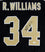 Ricky Williams Autographed Black Pro Style Jersey- JSA Witnessed Authenticated 4 Up - 757 Sports Collectibles