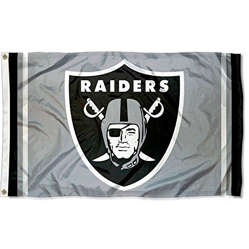 WinCraft Las Vegas Raiders Silver Flag - 757 Sports Collectibles