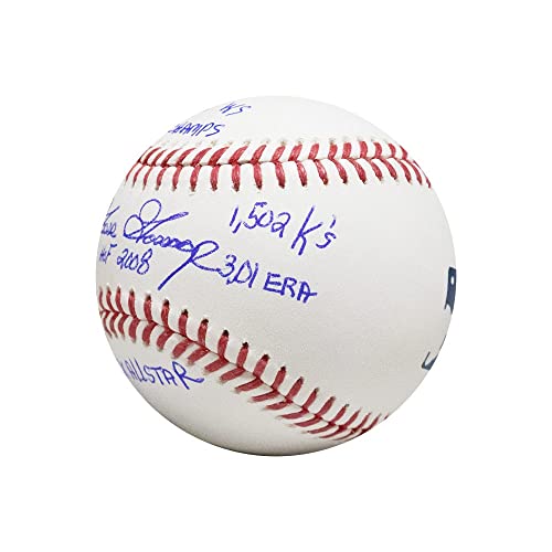 Goose Gossage Stats Autographed Official Baseball - BAS (7 Inscriptions) - 757 Sports Collectibles