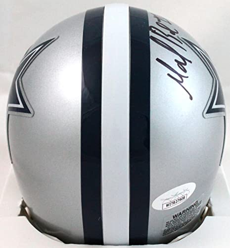 Marion Barber Autographed Dallas Cowboys Mini Helmet-JSA W Black - 757 Sports Collectibles