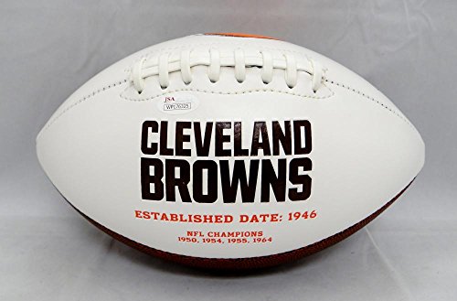 Corey Coleman Autographed Cleveland Browns Logo Football- JSA Witnessed Auth - 757 Sports Collectibles