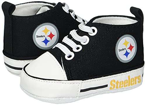 Baby Fanatic NFL Pittsburgh Steelers Gift Set, 2-Piece Set (Bib & Pre-Walkers), Team Color - 757 Sports Collectibles