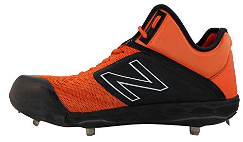 Giants Dereck Rodríguez Authentic Signed Game Used Orange New Balance Cleats BAS - 757 Sports Collectibles