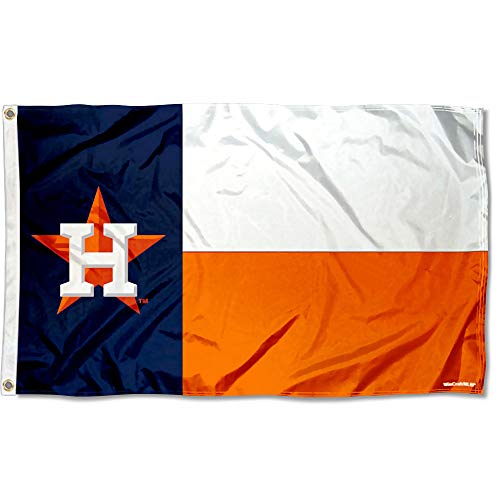 WinCraft Houston Astros State of Texas Logo Flag and Banner - 757 Sports Collectibles