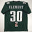 Autographed/Signed Corey Clement Philadelphia Green Football Jersey JSA COA - 757 Sports Collectibles