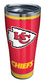 Tervis Triple Walled NFL Kansas City Chiefs Insulated Tumbler Cup Keeps Drinks Cold & Hot, 30oz - Stainless Steel, Touchdown - 757 Sports Collectibles