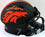 Clinton Portis Autographed Broncos Eclipse Speed Mini Helmet - JSA Witness Orange - 757 Sports Collectibles
