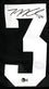 TJ Hockenson Autographed Black College Style Jersey 3- Beckett W Hologram Black - 757 Sports Collectibles