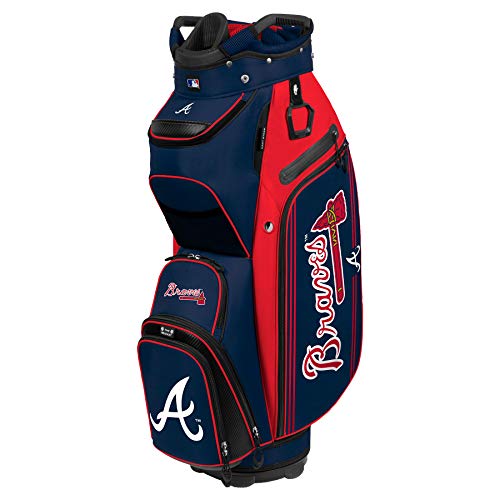 Atlanta Braves Bucket III Cooler Cart Golf Bag - 757 Sports Collectibles