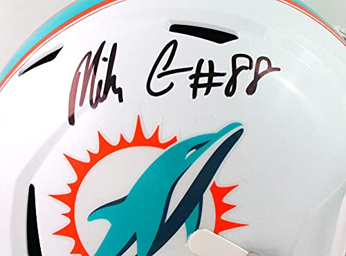 Mike Gesicki Autographed Miami Dolphins Speed F/S Helmet- Beckett W Black - 757 Sports Collectibles