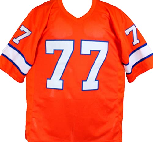 Karl Mecklenburg Autographed Orange Pro Style Jersey-Beckett W Hologram Black - 757 Sports Collectibles