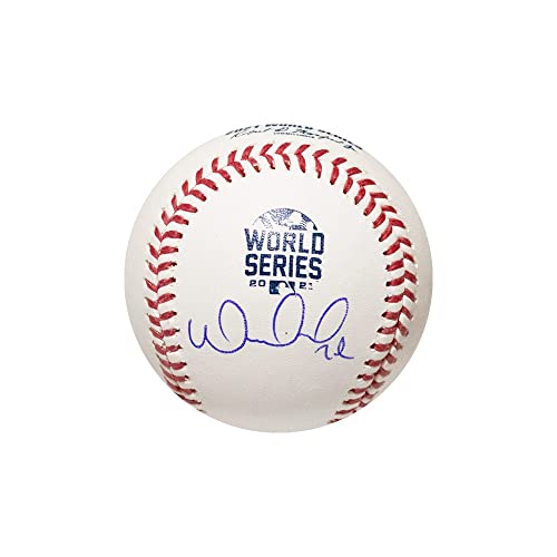 William Contreras Autographed 2021 World Series Official Baseball - BAS - 757 Sports Collectibles