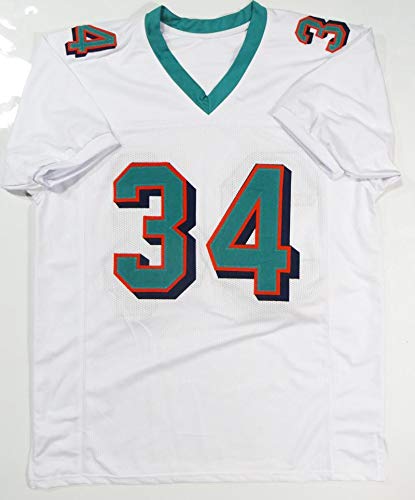 Ricky Williams Autographed White Pro Style Jersey- JSA Witnessed Authenticated 4 Up - 757 Sports Collectibles