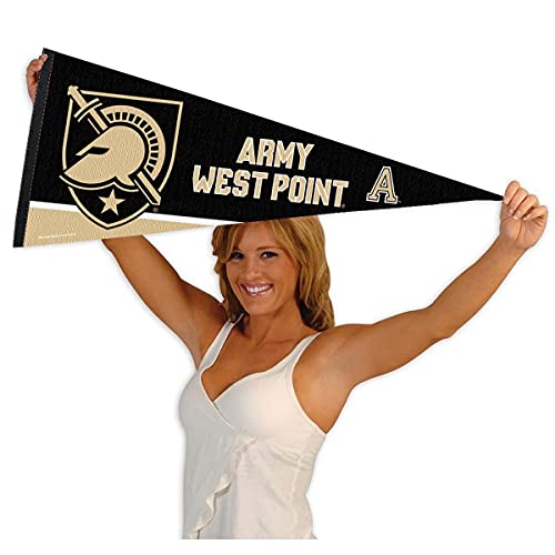 College Flags & Banners Co. Army Black Knights Pennant Full Size Felt - 757 Sports Collectibles