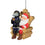 Baltimore Ravens NFL Mascot On Santa's Lap Ornament - Poe - 757 Sports Collectibles