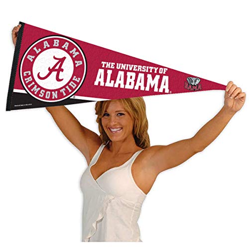 College Flags & Banners Co. Alabama Crimson Tide Pennant Full Size Felt - 757 Sports Collectibles