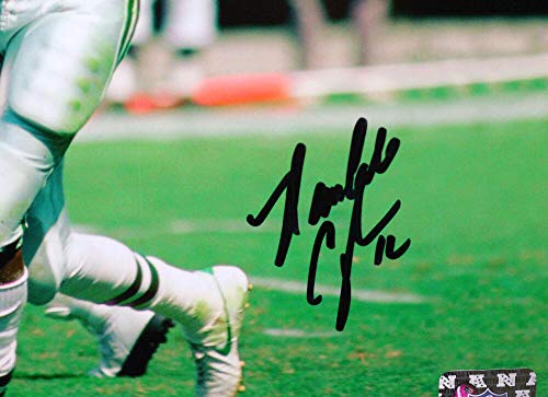 Randall Cunningham Autographed Eagles Dropback 8x10 HM Photo- Beckett W Black - 757 Sports Collectibles