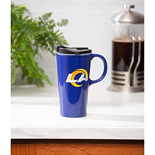 Team Sports America Los Angeles Rams, 17oz Boxed Travel Mug - 757 Sports Collectibles