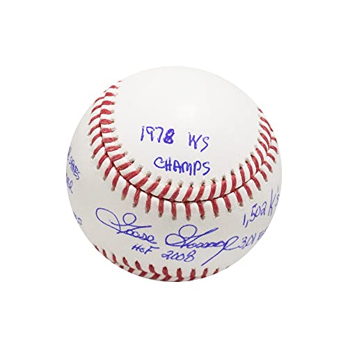 Goose Gossage Stats Autographed Official Baseball - BAS (7 Inscriptions) - 757 Sports Collectibles