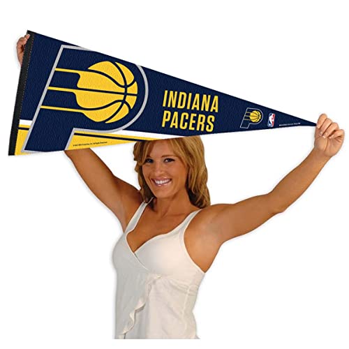 WinCraft Indiana Pacers Pennant Full Size 12" X 30" - 757 Sports Collectibles