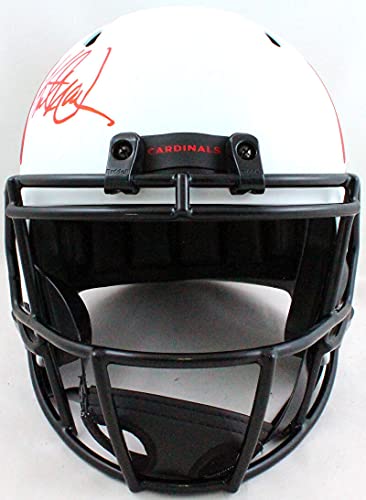 Kurt Warner Autographed Cardinals Lunar Speed F/S Helmet- Beckett W Red - 757 Sports Collectibles