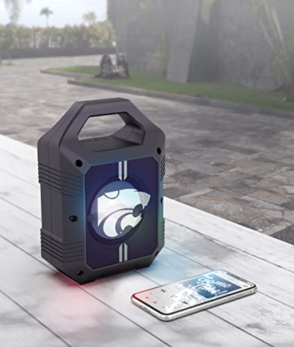 NCAA Kansas State Wildcats ShockBox XL Wireless Bluetooth Speaker, Team Color - 757 Sports Collectibles