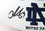 Chase Claypool Signed Notre Dame Fighting Irish Logo Football- Beckett W Black - 757 Sports Collectibles