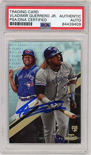 Vladimir Guerrero Jr 2019 Topps Gold Label Autographed Card #99- PSA/DNA - 757 Sports Collectibles