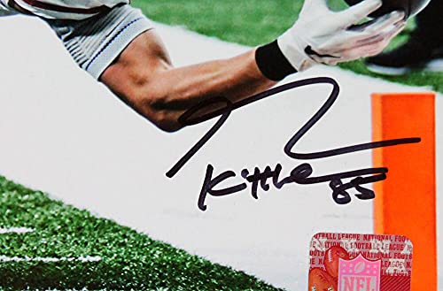 George Kittle Autographed San Francisco 49ers 8x10 Diving Catch Vs Saints Photo- Beckett W Hologram Black - 757 Sports Collectibles