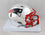 Josh Gordon Autographed New England Patriots Chrome Mini Helmet - JSA W Auth White