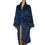 The Northwest Company Cleveland Indians Silk-Touch Bath Robe - L/XL - Blue - 757 Sports Collectibles