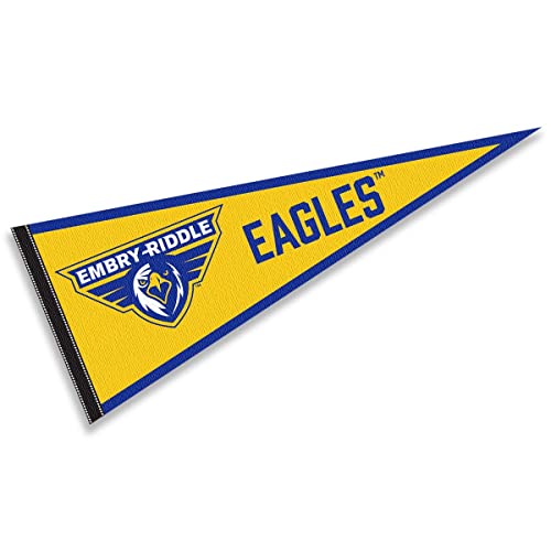 College Flags & Banners Co. Embry Riddle Eagles Pennant - 757 Sports Collectibles