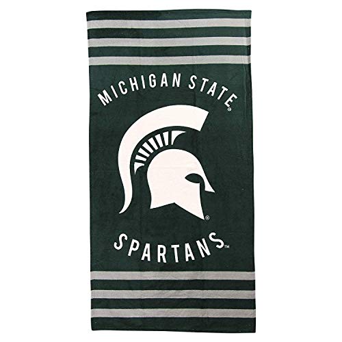 The Northwest Company NCAA Michigan State Spartans Beach Towel, Blue, 30 x 60 - 757 Sports Collectibles