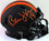 Bernie Kosar Autographed Browns Eclipse Mini Helmet - Beckett Witness Black - 757 Sports Collectibles