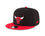 New Era NBA Chicago Bulls Adult Men NBA 9Fifty 2Tone Snapback Cap,OSFA,Black - 757 Sports Collectibles