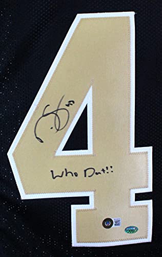 Darren Sproles Signed Autographed Black Pro Style Jersey w/Who Dat-Beckett Hologram - 757 Sports Collectibles