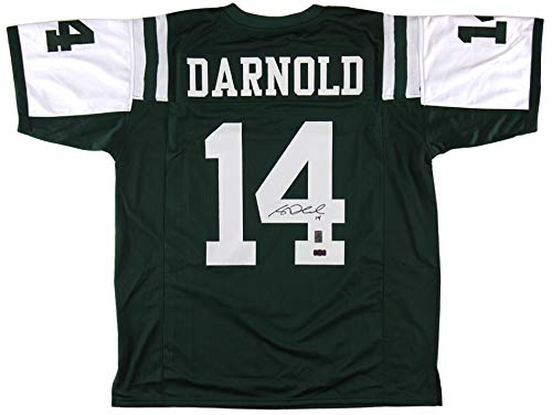 Sam Darnold Autographed/Signed New York Custom Green Jersey - 757 Sports Collectibles