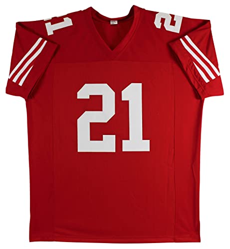 Frank Gore Authentic Signed Red Pro Style Jersey Autographed BAS Witnessed - 757 Sports Collectibles