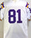 Thaddeus Moss Autographed White College Style Jersey - Beckett W Auth 8 - 757 Sports Collectibles