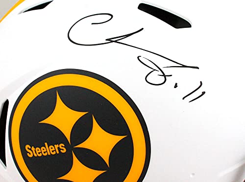 Chase Claypool Autographed Pittsburgh Steelers Lunar Authentic F/S Helmet- Beckett W Black - 757 Sports Collectibles