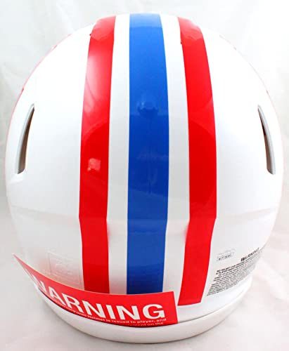 Earl Campbell Autographed Houston Oilers F/S 81-96 TB Speed Authentic Helmet w/HOF-JSA W Auth - 757 Sports Collectibles