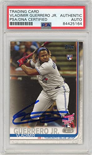 Vladimir Guerrero Jr 2019 Topps Update Autographed Rookie Card #272 - PSA/DNA - 757 Sports Collectibles