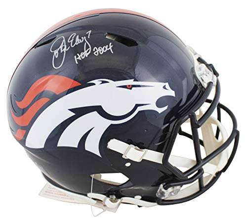 Broncos John Elway"HOF 04" Signed Proline Full Size Speed Helmet BAS Witnessed - 757 Sports Collectibles