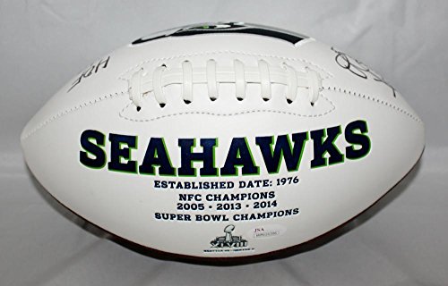 Kenny Easley Autographed Seattle Seahawks HOF 17 Logo Football- JSA Witness Auth - 757 Sports Collectibles