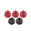 FOCO Atlanta Falcons NFL 5 Pack Shatterproof Ball Ornament Set - 757 Sports Collectibles