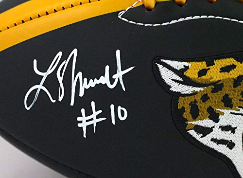 Laviska Shenault Autographed Jville Jaguars Black Logo Football- Beckett WWhite - 757 Sports Collectibles